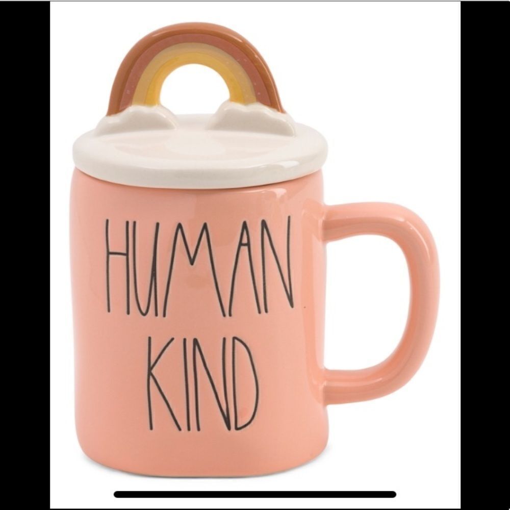 Rae Dunn Human Kind Rainbow Mug